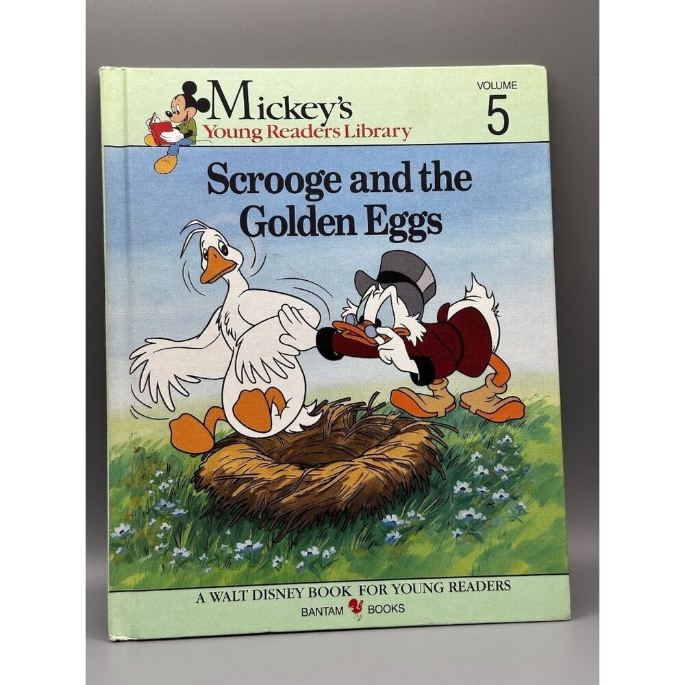 Mickey's Young‎ Readers Library Volume 5 Scrooge And The Golden Eggs 1990 READ